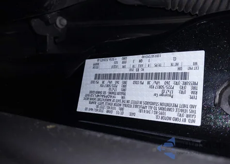 2015 Ford C-Max Hybrid Se z USA, uszkodzony, nr VIN 1FADP5AU4FL121557